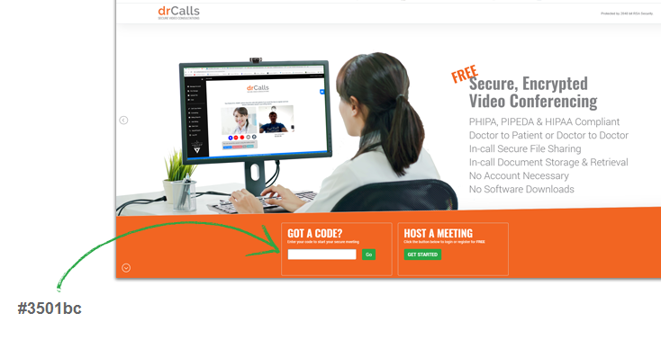 Join a secure video call