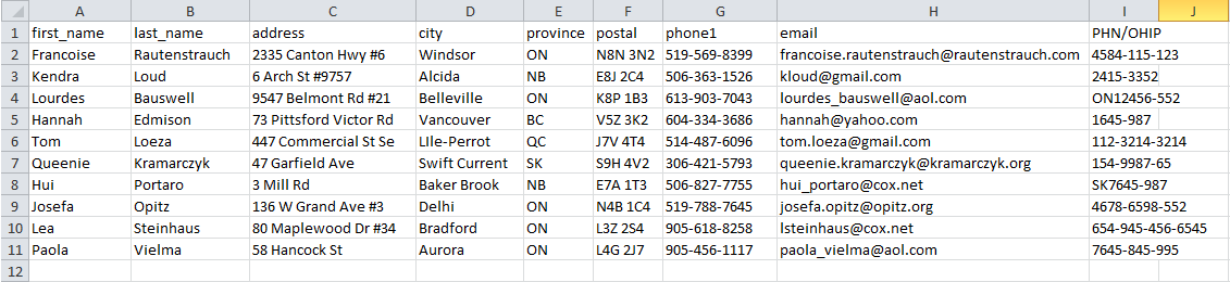 Example data import file for <span style='color:#f26522;font-weight:bold;'>dr</span><span style='font-weight:bold;'>Calls.me</span>