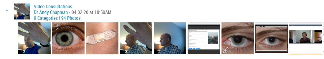 Verified medical Video Consultation Album