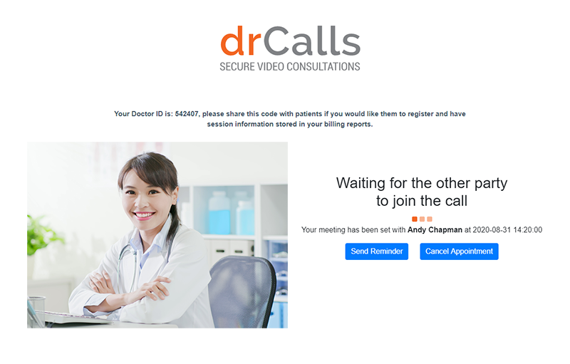 Waiting for your attendee to join your call